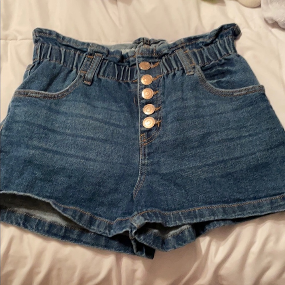 Denim shorts